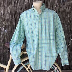 Southern Marsh Pin Stripped Button-Down